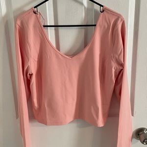 Lululemon Align Shirt - Dew Pink NWT